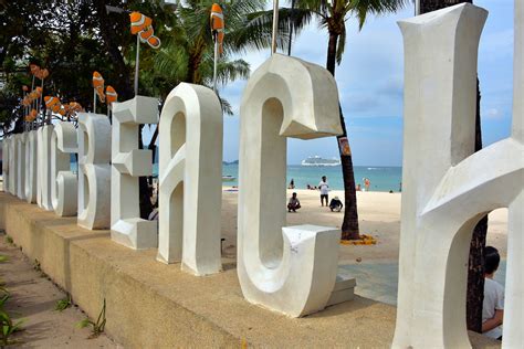 Entry Sign For Patong Beach In Phuket Thailand Encircle Photos