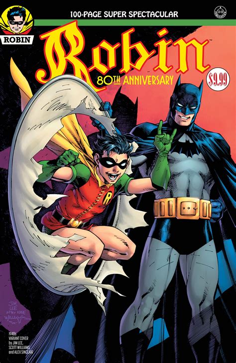 Robin 80th Anniversary 100 Page Super Spectacular 1 1940s Jim Lee