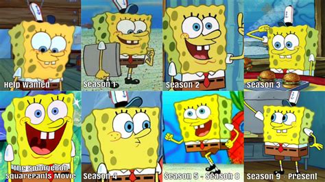 Spongebob Over The Years 1999 Present By Kingbilly97 On Deviantart