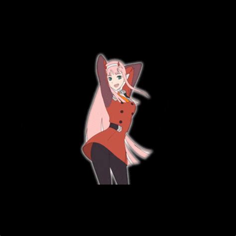 Anime, cartoon, human face, person, poster, screenshot. Steam Workshop::Zero Two Dance | Darling in the Franxx ...