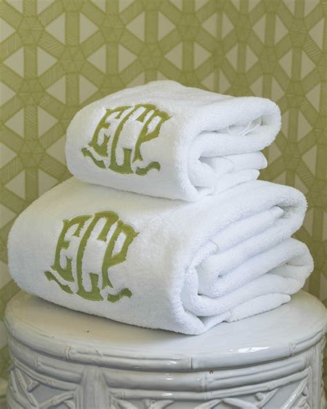 6 Unexpectedly Charming Things to Monogram | Monogram towels, Monogram, Embroidery monogram