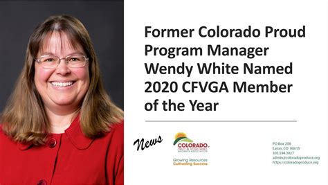 02 01 21 Former Colorado Proud Program Manager Wendy White Named 2020