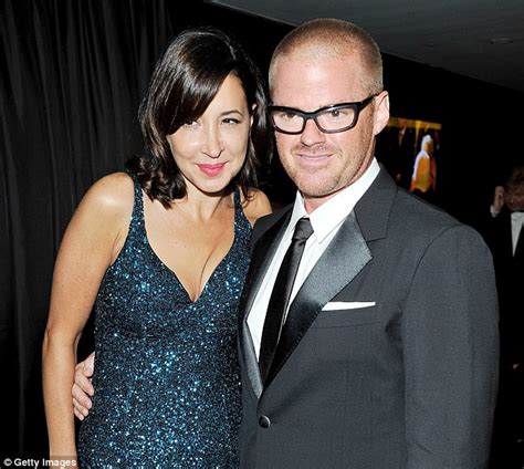 Heston Blumenthal Packs On Pda Session With New Girlfriend Stephanie Gouveia Daily Mail Online