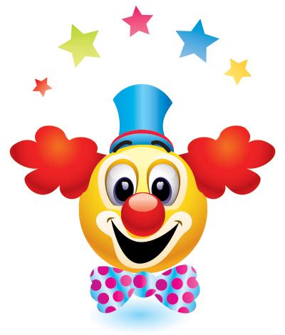 Many people have a fear of clowns, and the days of clowns making people happy are withering away. Clown Emoticon | Symbols & Emoticons