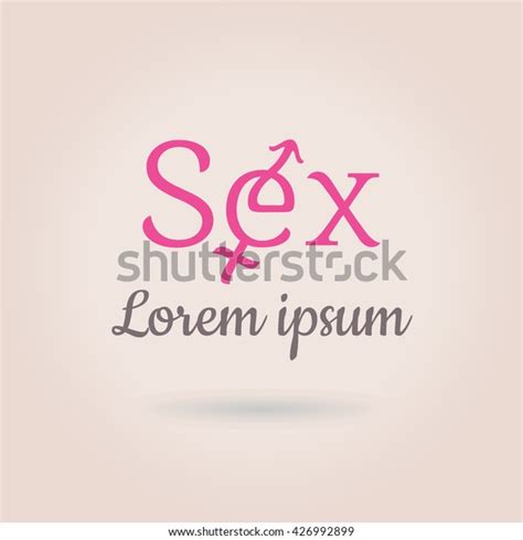Sex Logo Template Editable Vector Intimate Stock Vector Royalty Free
