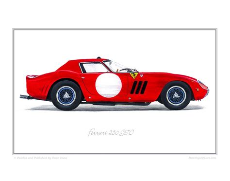Ferrari 250 Gto Car Art Print
