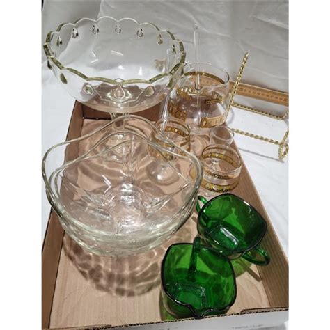 assorted glass lot