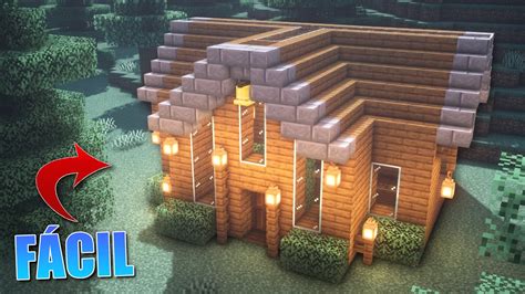 Como Hacer Una Casa En Minecraft Survival De Madera F Cil Tutorial