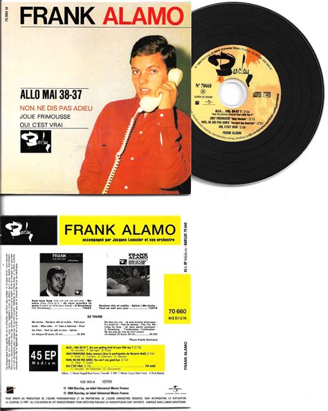 Frank Alamo 544 Disques Vinyle Et Cd Sur Cdandlp