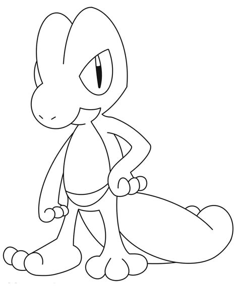 Free Printable Treecko Pokemon Coloring Page Free Printable Coloring