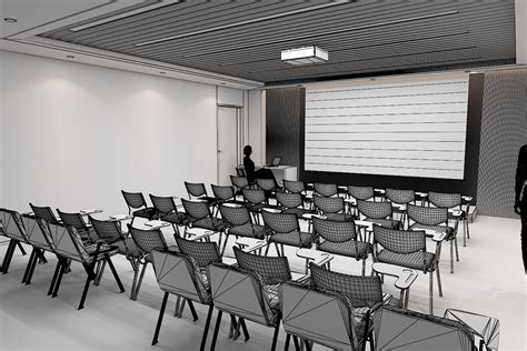 3D Conference room, big conference, lecture hall, lecture hall, multimedia conference room 