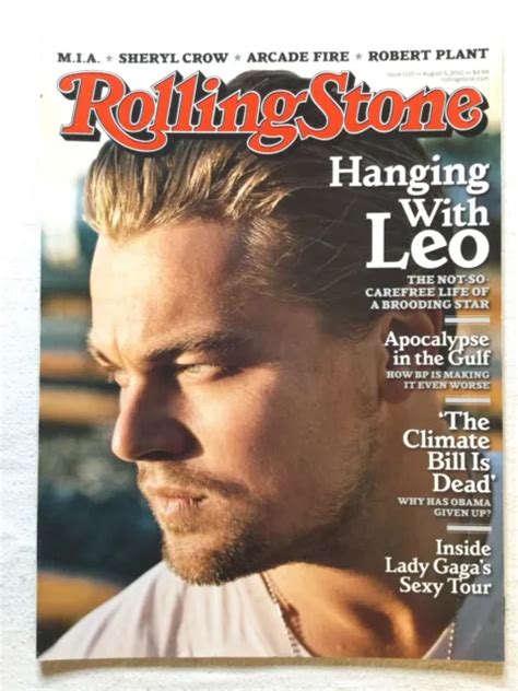 Rolling Stone Magazine August 5 2010 Leonardo Dicaprio Cover 1000 Picclick