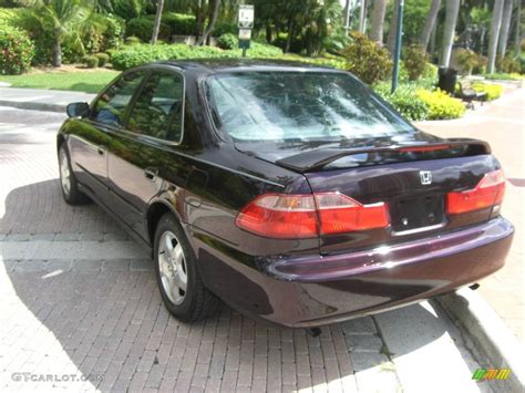 1998 Purple Honda Accord Ex V6 Sedan 354214 Photo 22