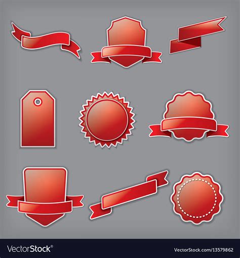 Banners And Labels Royalty Free Vector Image VectorStock