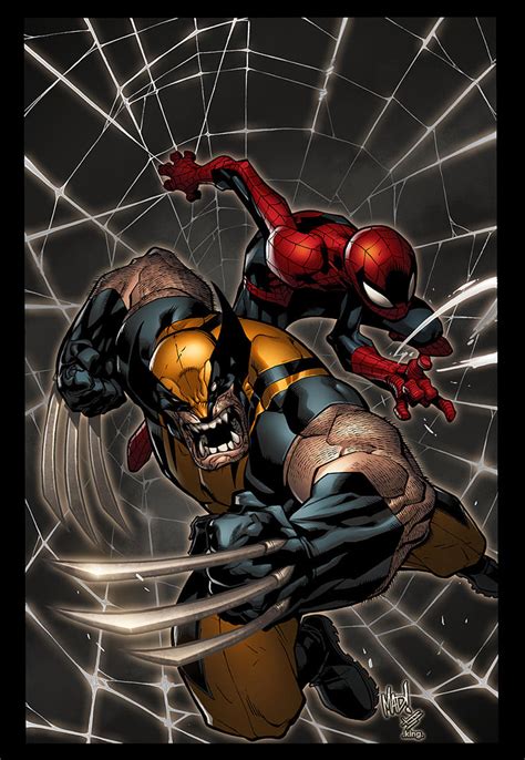 Wolverine And Spider Man By K Bol On Deviantart