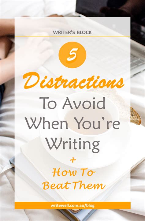 Writewords5 Distractions To Avoid When Youre Writing And How To Beat