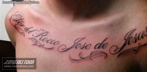 Tatuajes En El Pecho Letras Tatuaje De Pecho Frases Letras