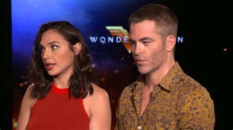 Wonder Woman Interview Gal Gadot Chris Pine Youtube
