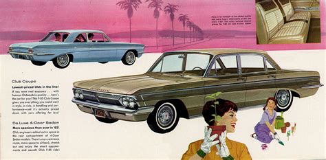 1962 Olds F85 Oldsmobile Car Brochure Car Ads