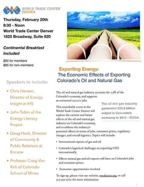 World Trade Center Elbert County Forum