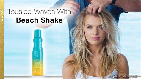 Tousled Waves With Joico Beach Shake Youtube