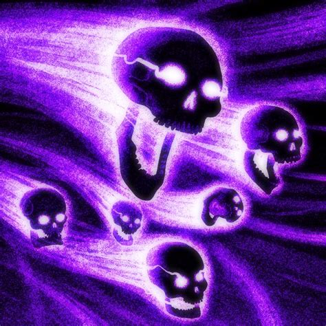 Purple P Графические постеры Психоделические рисунки Страшные рисунки