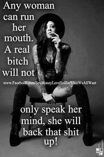 ♥ Bitchy Quotes ♥ Dont See Anyone From Them Big Mouths Backin Nothin