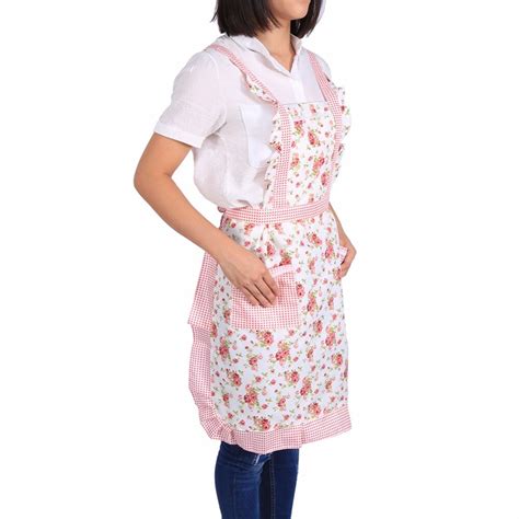 Buy Ftvogue Cute Women Apron Dresses With Pockets