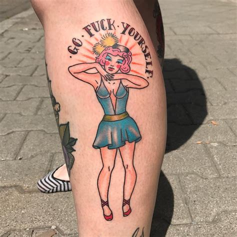90 Best PinUp Tattoo Girl Designs Meanings Add Style In 2019