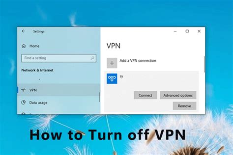 How To Turn Off Vpn On Windows 10 Here Is A Tutorial Minitool Partition Wizard
