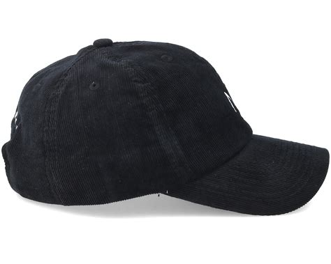 Corduroy Baseball Cap Black Adjustable New Black Caps Uk