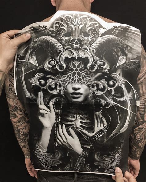 Finally Starting This Back Piece On Anders I Wanna Do More Large