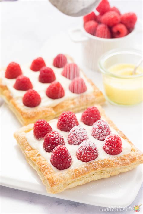 Lemon Raspberry Tarts For Two Cooking On The Front Burner
