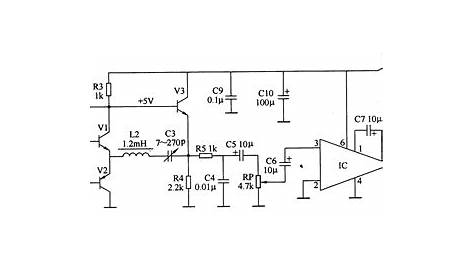 metal detector circuit diagram using microcontroller
