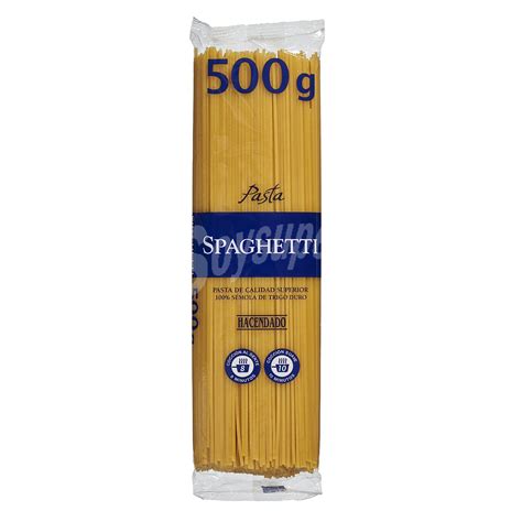 Hacendado Espagueti Pasta Paquete 500 G