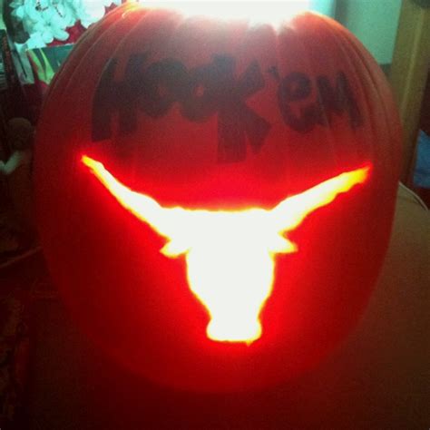 Pumpkins Pumpkin Carving Texas Ut Texas Longhorns Halloween