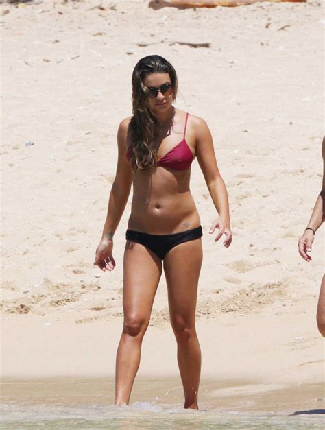 Lea Michele In Bikini On The Beach In Hawaii 08082019 1 Lacelebsco
