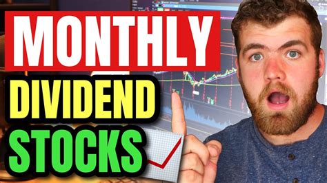 The Best Monthly Dividend Stocks Of 2021 0 To 10000 Youtube