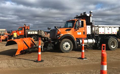 Mndot Trains Plow Truck Drivers At Camp Ripley Dairyland Peach