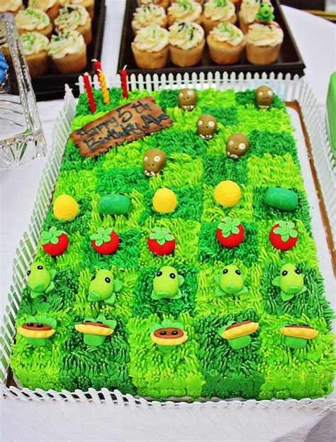 Karas Party Ideas Plants Vs Zombies Themed Birthday Party Via Karas