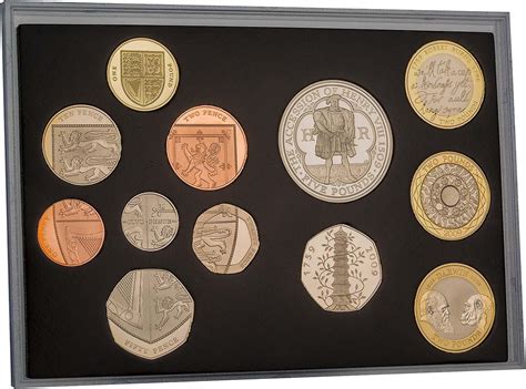 2009 United Kingdom Standard Proof Coin Set L Chard