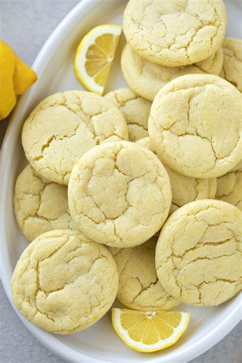 Gingersnap cookie sandwiches with a lemon cream filling. Lemon Sugar Cookies | Recipe | Lemon sugar cookies, Lemon ...