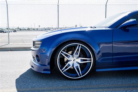 Tuningcars Forgiato Wide Body Camaro Shows Up In Blue