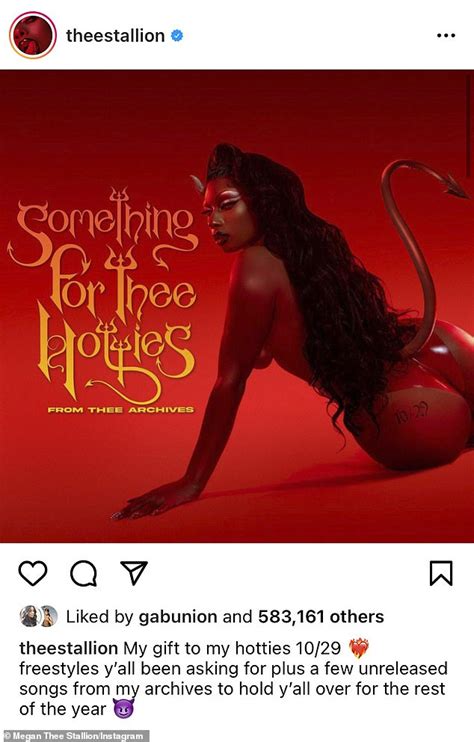 Megan Thee Stallion Goes Nearly Nude On Devilish Cover Of Her Mixtape
