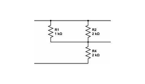 circuit diagram with two resistors