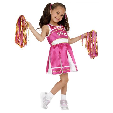 Cheerleader Pink Kids Costume Kids Costumes From A2z Fancy Dress Uk