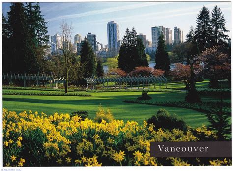 Vancouver Stanley Park British Columbia Vancouver Canada Postcard