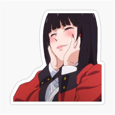 Yumeko Jabami Kakegurui Sticker By Kawaiicrossing Redbubble