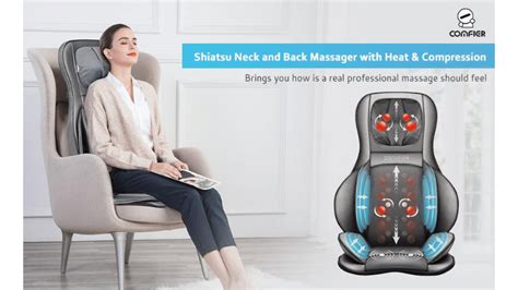 1 Best Back Massager The Comfier Shiatsu Back Massager