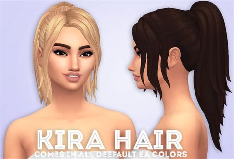 Sims 4 Pics And News — Ivo Sims Kira Hair Comes In All Ea Colors Hat